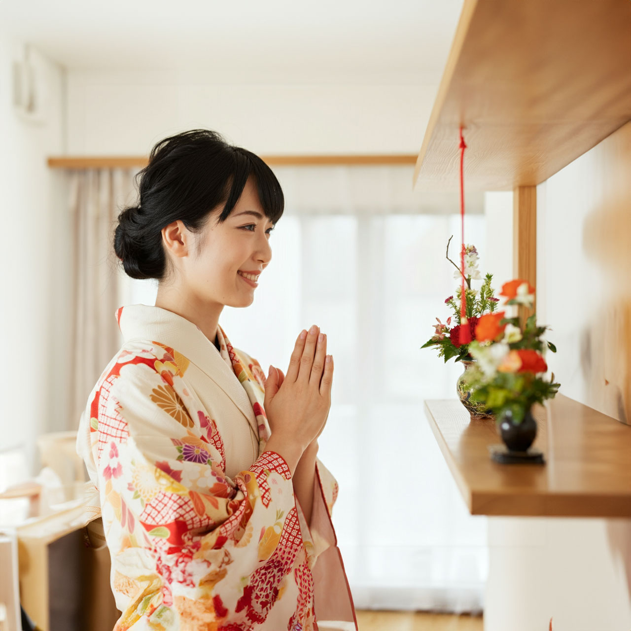 家墓 自宅での手元供養イメージ