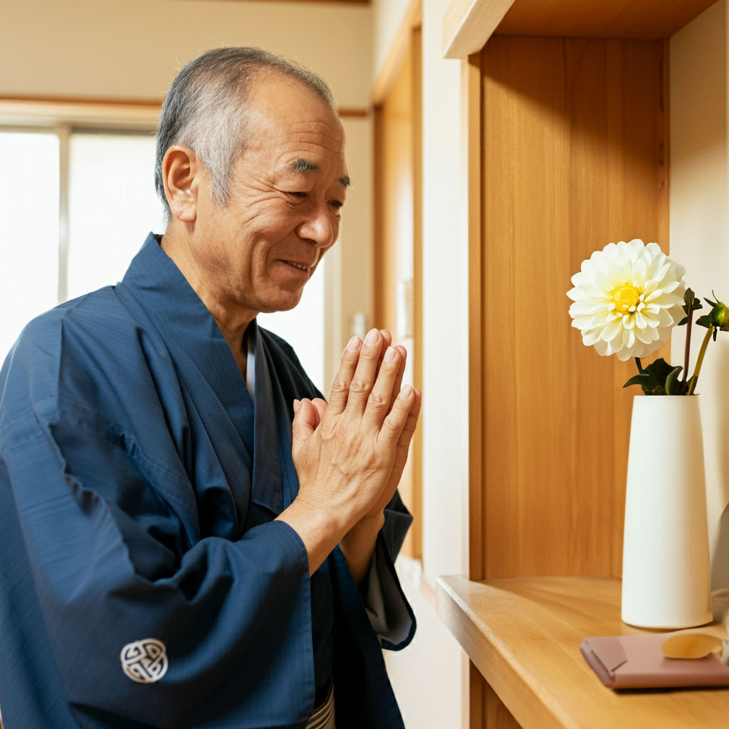 家墓 自宅での手元供養イメージ